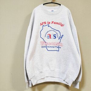 90s USA スウェット プルオーバー 裏起毛 XL AFS ハイスクール