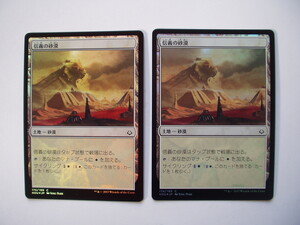 バイン　MTG 信義の砂漠/Desert of the True foil 日本語2枚