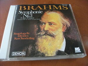 【CD】ザンデルリンク / ドレスデン国立歌劇場o ブラームス / 交響曲 第3番 、「ハイドンの主題による変奏曲」 (Eurodisc 1972)