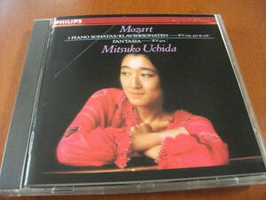 【西独盤 CD】内田光子 モーツァルト / ピアノ・ソナタ 第1番 、第14番 、第17番 、幻想曲 K.475 (Philips 1984) 