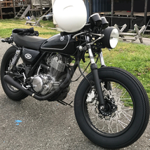 BigOne Cafe ステンレス CB400SS CL400ジェイドJADE GB400 GB500クラブマンCB400F CB750F CB750Kパイプ ヘッド ライト ステー シルバー35mm_画像9