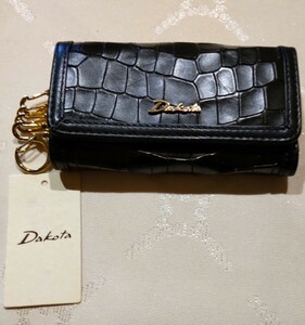  dakota DAKOTA dakota key case black type pushed . Italy made leather finding employment festival birthday festival present man and woman use key holder new goods . Christmas 