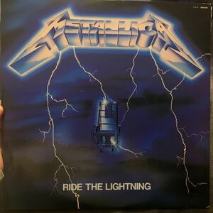 LP/美盤【METALLICA】メタリカ ライド・ザ・ライトニング RIDE THE Lightning 国内盤 K25P 501