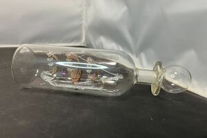 硝子 船 ガラス 船模型 ガラス細工 練りガラス インテリア