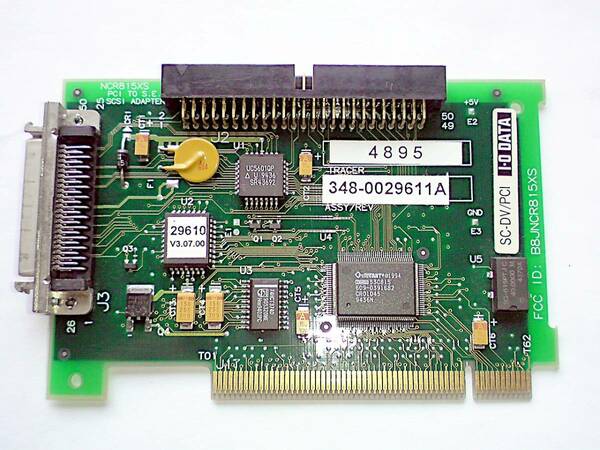 【ジャンク】PCI接続 SCSIボード｜I-O_DATA：SC-DV/PCI【動作未確認】