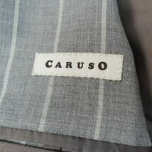 極美品 ラファエル カルーゾ CARUSO Raffaele Caruso シングル3Bスーツ/春夏向きウール/イタリア製/国内正規品 グレー 44（4936)_画像6