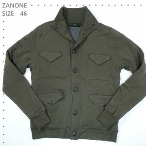  ultimate beautiful goods The no-neZANONE with cotton wool knitted / cardigan /CHIOTOkyo-to liking ./ gray 46(4918)