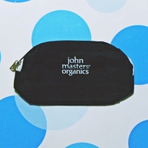 未使用品★john masters organicsM(ジョンマスターオーガニック）のポーチ 黒 ・非売品_画像1