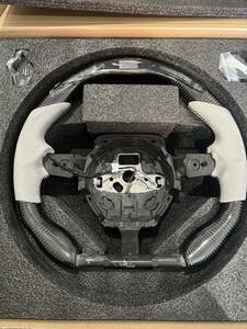 Lamborghini Huracn 2018 カーボン LED Steering Wheels Lamborghini ウラカン グレー アルカンターラ 