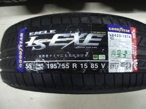 タイヤ　グットイヤー　EAGLE　LS　EXE　195/55R15　2012年製　１本
