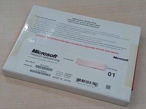 未開封　Microsoft Windows7 OEM システムビルダーパック　DVD　 Euglish