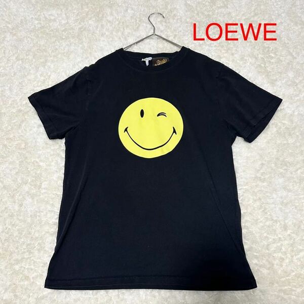 人気★Palula's Ibiza LOEWE SMILEY ロエベ スマイリー Tシャツ 男女兼用