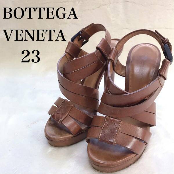 ボッテガヴェネタ レザーストラップ イントレ サンダル パンプス ヒール ブーツ BOTTEGA VENETA レザー