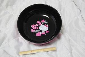 ハローキティ 菓子鉢 直径 約 18.5cm x 高さ 約 5.7cm 検索 2009 キティ サンリオ Hello Kitty グッズ 漆器 菓子器