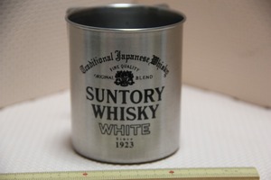 SUNTORY WHISKEY WHITE ステンレス マグカップ 検索 サントリー ウィスキー ホワイト ステンマグ 非売品 ノベルティ グッズ