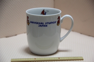 USJ ceramics made Woodpecker mug search universal Studio Japan character goods glass mug 