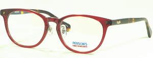 【PERSONS】パーソンズ　personsメガネ　 PS-3015-2　鼻パット付セルメガネフレーム