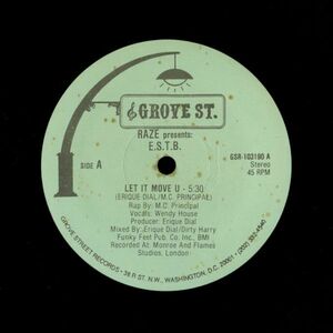 試聴 Raze Presents: E.S.T.B. - Let It Move U [12inch] Grove St. US House