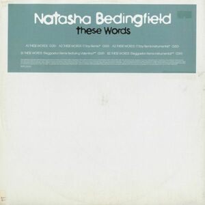 試聴 Natasha Bedingfield - These Words [12inch] Sony BMG Music Entertainment EU 2004 Pop/Reggaeton