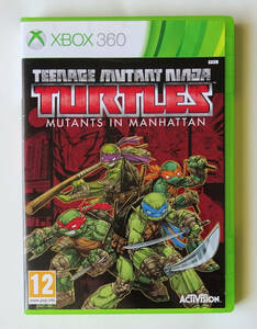 タートルズ : ティーンエイジミュータントニンジャター トルズ イン マンハッタン TMNT TURTLES MUTANTS IN MANHATTAN EU版 ★ XBOX 360