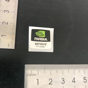 NVIDIA GEFORCE with CUDAパソコンエンブレムステッカーシールコレクション@2672