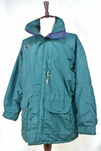 90'sUSA古着 Columbia ビンテージ 中綿ジャケット sizeL相当 M 緑 コロンビア アウトドア ナイロン ブランド古着 アメリカ アメカジ 90年代