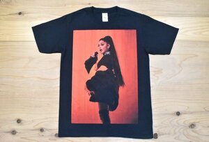 USA古着 Ariana Grande アリアナグランデ Dangerous Woman World Tour Tシャツ sizeS 黒 ツアーTシャツ バンドTシャツ アメリカ ライブT