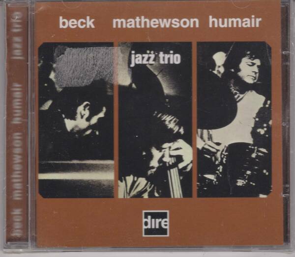 Gordon Beck ゴードン・ベック / Ron Mathewson / Daniel Humair - Jazz Trio リマスター再発ＣＤ