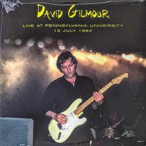 David Gilmour デビッド・ギルモア (=Pink Floyd) - Live At Pennsylvania University 12 July 1984 限定アナログ・レコード