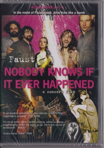 Faust ファウスト - Nobody Knows If It Ever Happened - A Concert Film PAL方式DVD