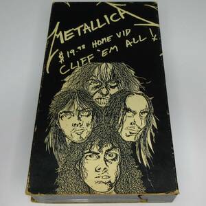 VHS　ミュージックビデオ　Metallica / $19.98 Home Vid Cliff 'Em All!　【送料込み】