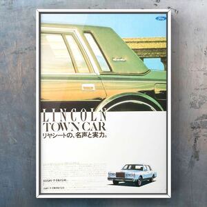 当時物 リンカーン タウンカー 広告 / リムジン Lincoln Town Car limousine ホイール カスタム マフラー アメ車 リンカーンタウンカー