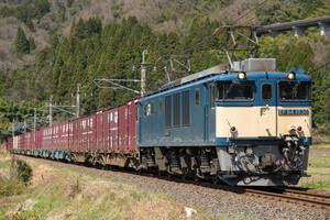 鉄道 デジ 写真 画像 EF64 貨物列車 伯備線 23