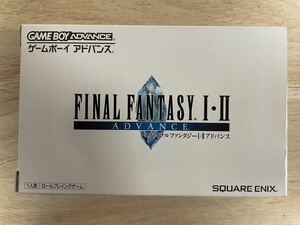 【限定即決】FINAL FANTASYⅠ・Ⅱ ファイナルファンタジー1・2 SQUARE ENIX スクウェア エニックス AGB-P-BFFJ 箱‐取説‐別紙あり N.1609