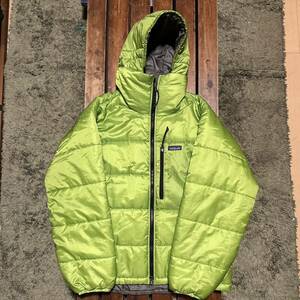 パタゴニア ダスパーカ patagonia ダウンセーター ダウン ジャケット ダスパーカー F02 グリーン ゲッコーグリーン S 美品 収納袋