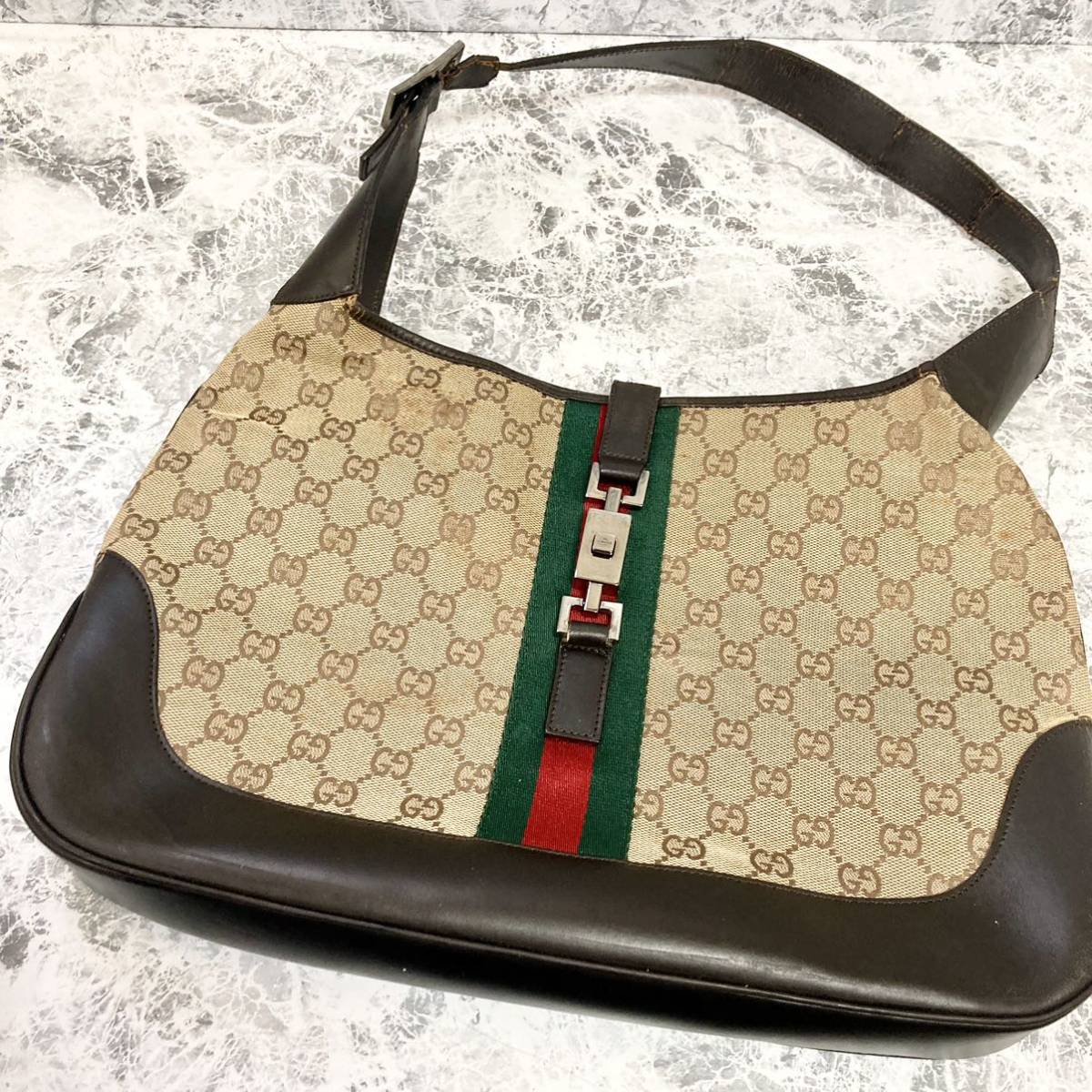 ヤフオク! -グッチ シェリーライン ショルダーバッグの中古品・新品 ...
