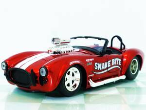 ■JADA TOYS 1/24 1965 SHELBY COBRA 427 S/C RED■シェビー コブラ