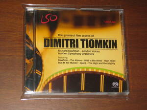 KAUFMAN カウフマン & ロンドン交響楽団/ THE GREATEST FILM OF DIMITRI TIOMKIN ティオムキン 2012年発売 Hybrid SACD 輸入盤