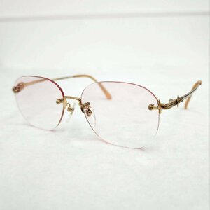 CELINE セリーヌ サングラス 眼鏡 度入り CL-241 55□16-135 カラーレンズ ピンク系レンズ ゴールドカラー アイウェア
