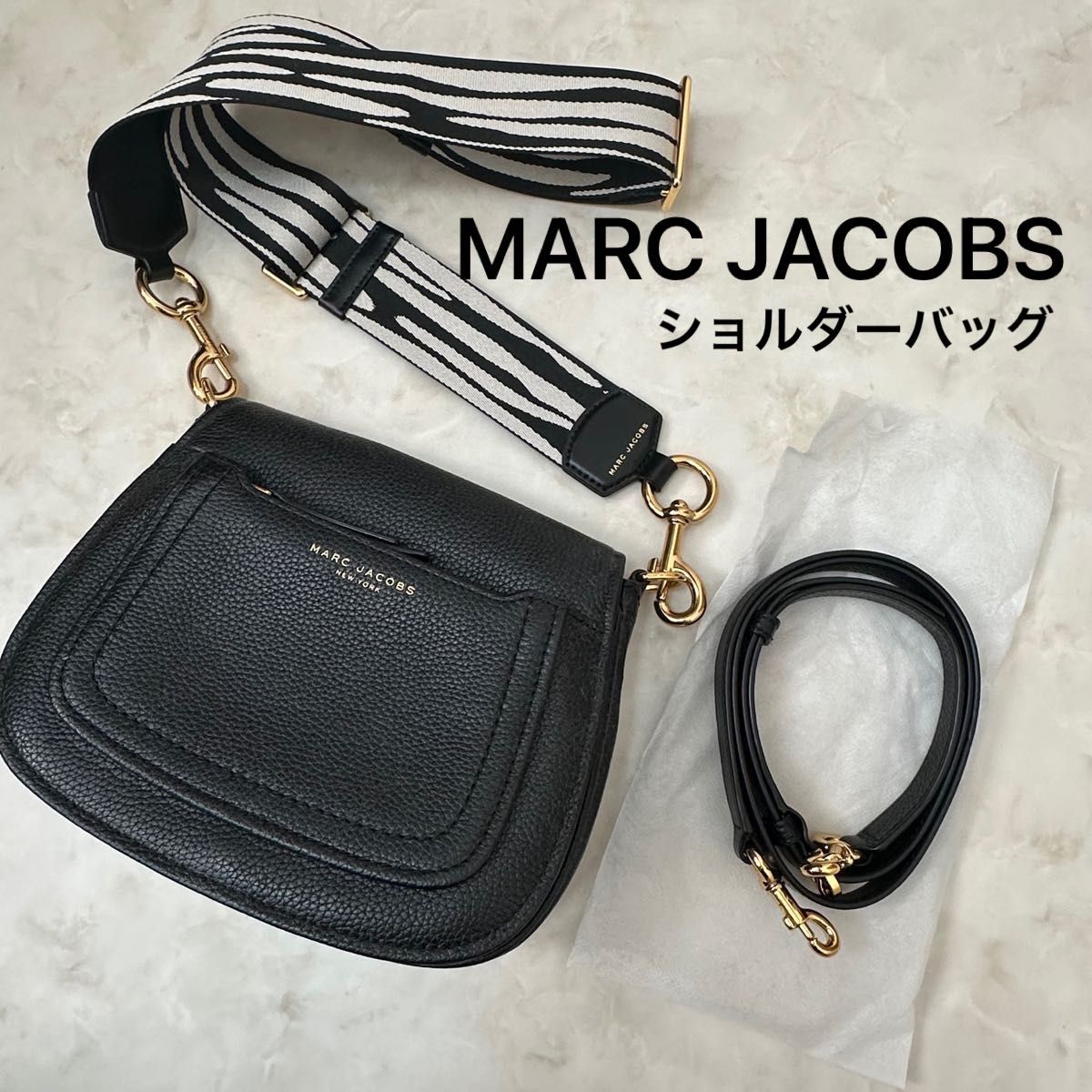 美品 バッグ 美品 マークジェイコブス 定価¥53900 レザー MARK 正規品