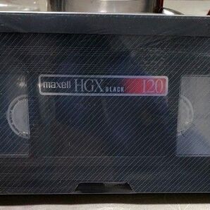 【VHS】maxell HGX BLACK 120