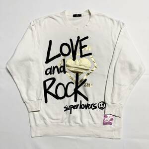 SUPER LOVERS スーパーラバーズ LOVE and ROCK 23th スウェット