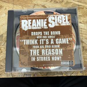 シ● HIPHOP,R&B BEANIE SIGEL - THINK IT'S A GAME INST,シングル,HYPE STICKERコレクターズアイテム CD 中古品