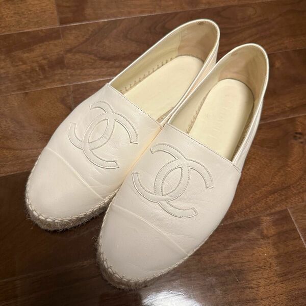 CHANEL シャネル　エスパドリーユ　37