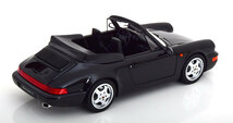 norev 1/18 Porsche 911 (964) Carrera 4 Convertible 1990 ブラックメタリック　ポルシェ　ノレブ_画像2