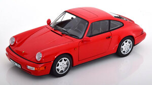 norev 1/18 Porsche 911 (964) Carrera 4 Coupe 1990 red Porsche Norev 