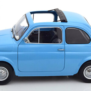 KK scale 1/12 Fiat 500 1968 ライトブルー ダイキャスト製 ビックスケールの画像5