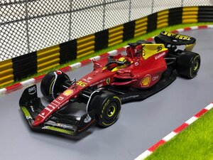 Burago signature 1/43 Ferrari F1 75 #16 LECLERC MONZA GP　フェラーリ　ルクレール　ブラーゴ　ケース付