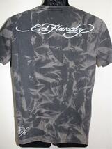 エドハーディー ED HARDY メンズ半袖Tシャツ Sサイズ M02VTT552 新品 スカル_画像4