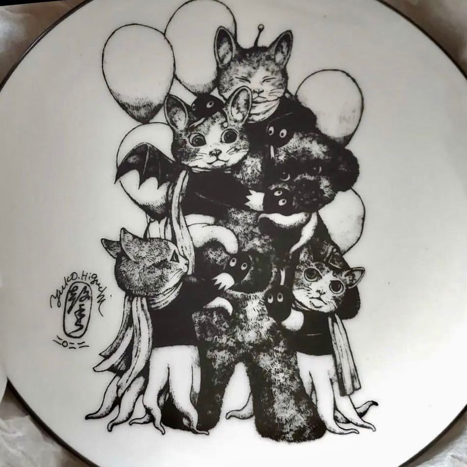 ヒグチユウコ展 テーブルウェア BABEL 世界 12cm 角皿 6枚セット